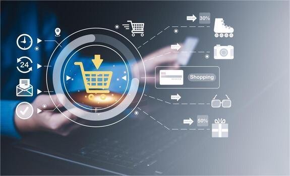Abstract image representing social commerce